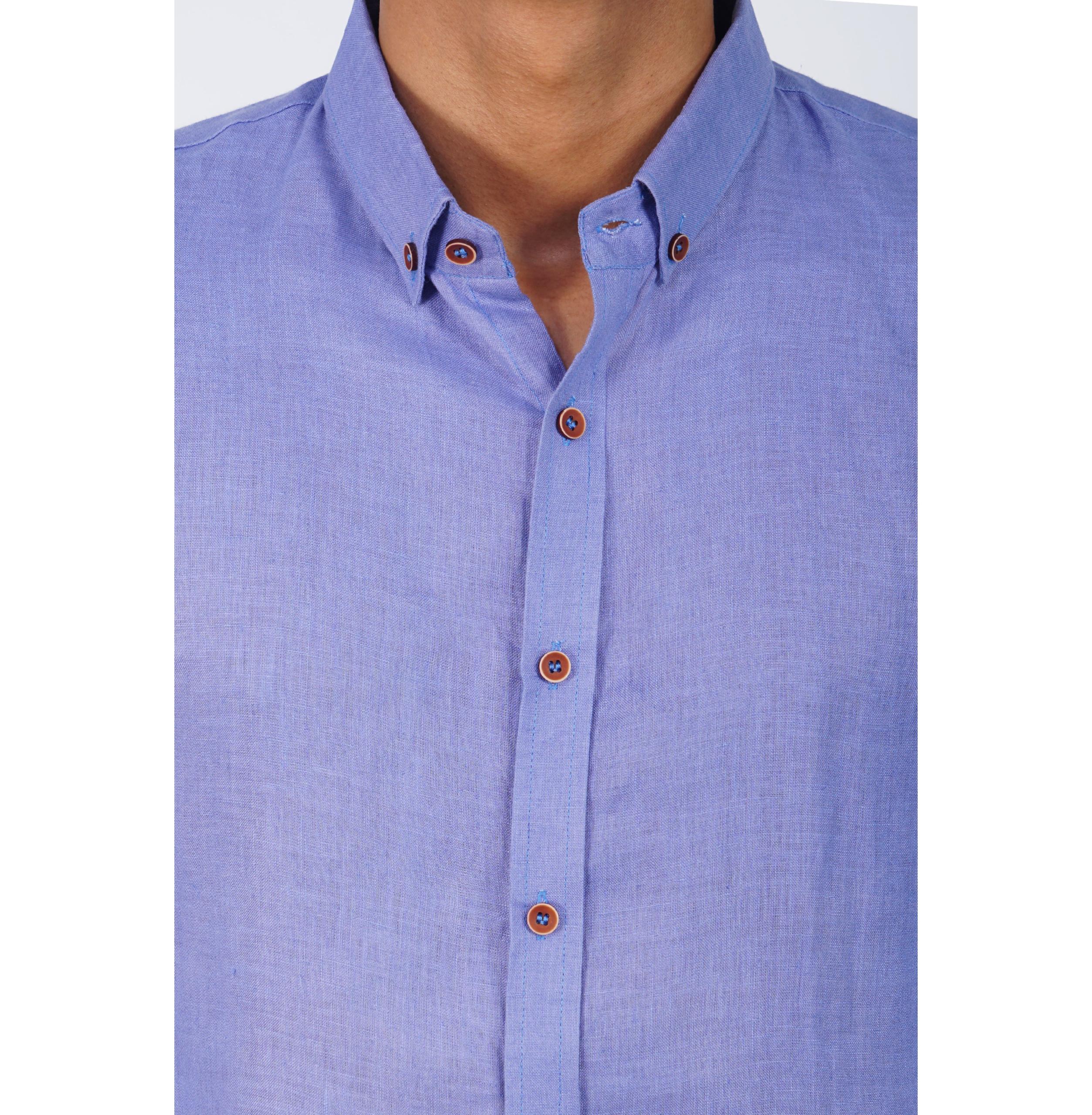 royal purple button down shirt