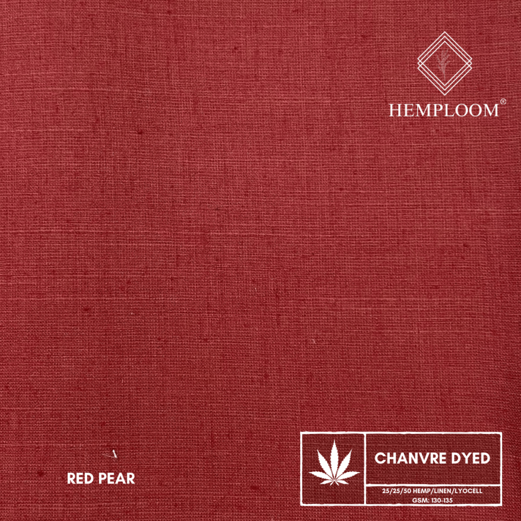 CHANVRE DYED - RED PEAR