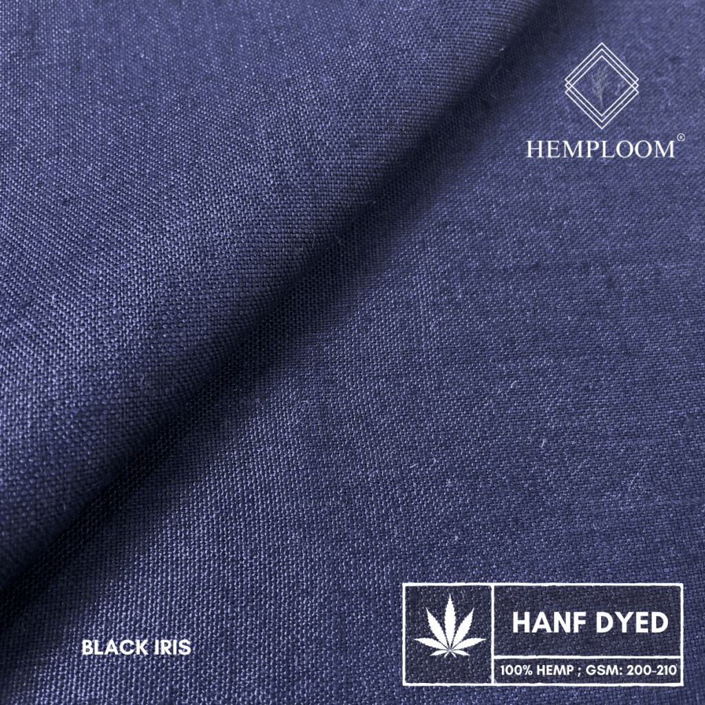 HANF DYED - BLACK IRIS