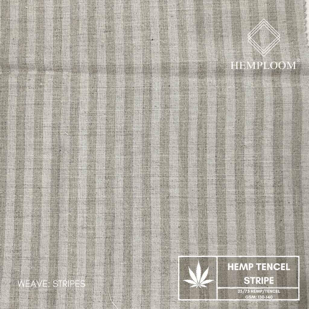 HEMP TENCEL STRIPE