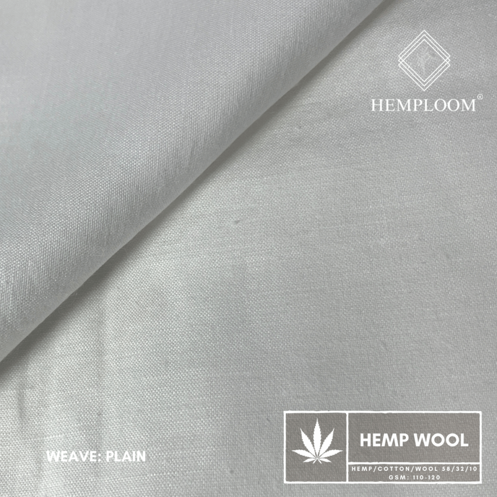 HEMP WOOL - WHITE