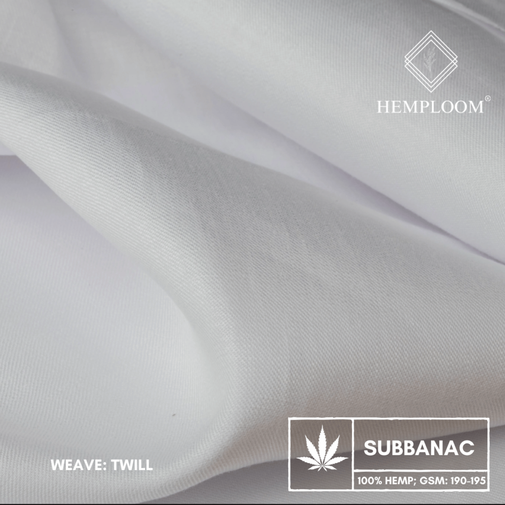 SUBBANAC WHITE - TWILL