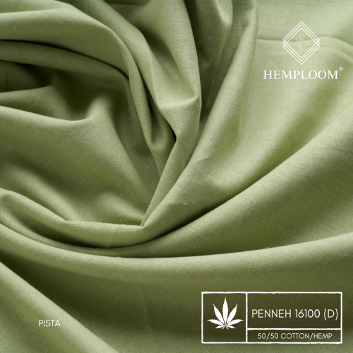 sustainable hemp cotton bedsheet fabric