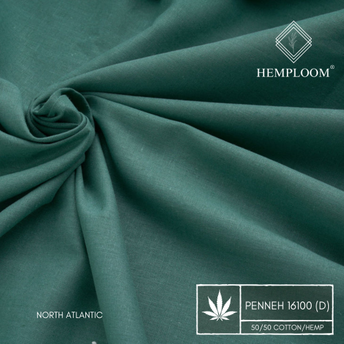 sustainable hemp cotton bedsheet fabric